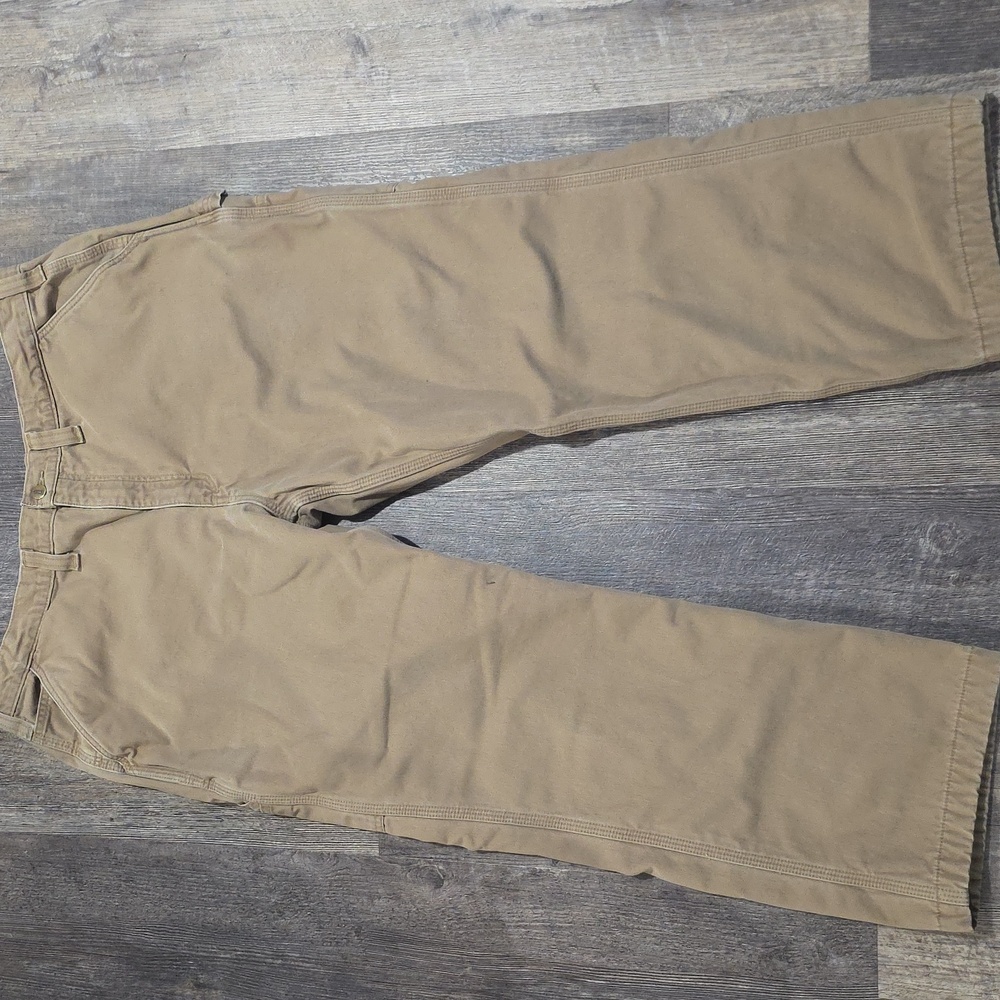 Carhartt Fleece Lined Work Pants Mens 42x30 Workwear Farming Outdoors Ranch